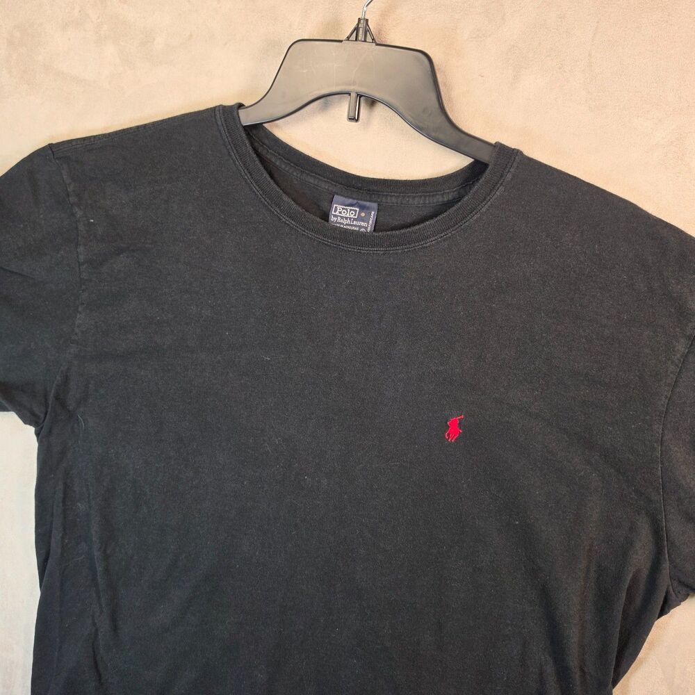Polo Ralph Lauren T Shirt XL Black Short Sleeve Crew Neck Tag